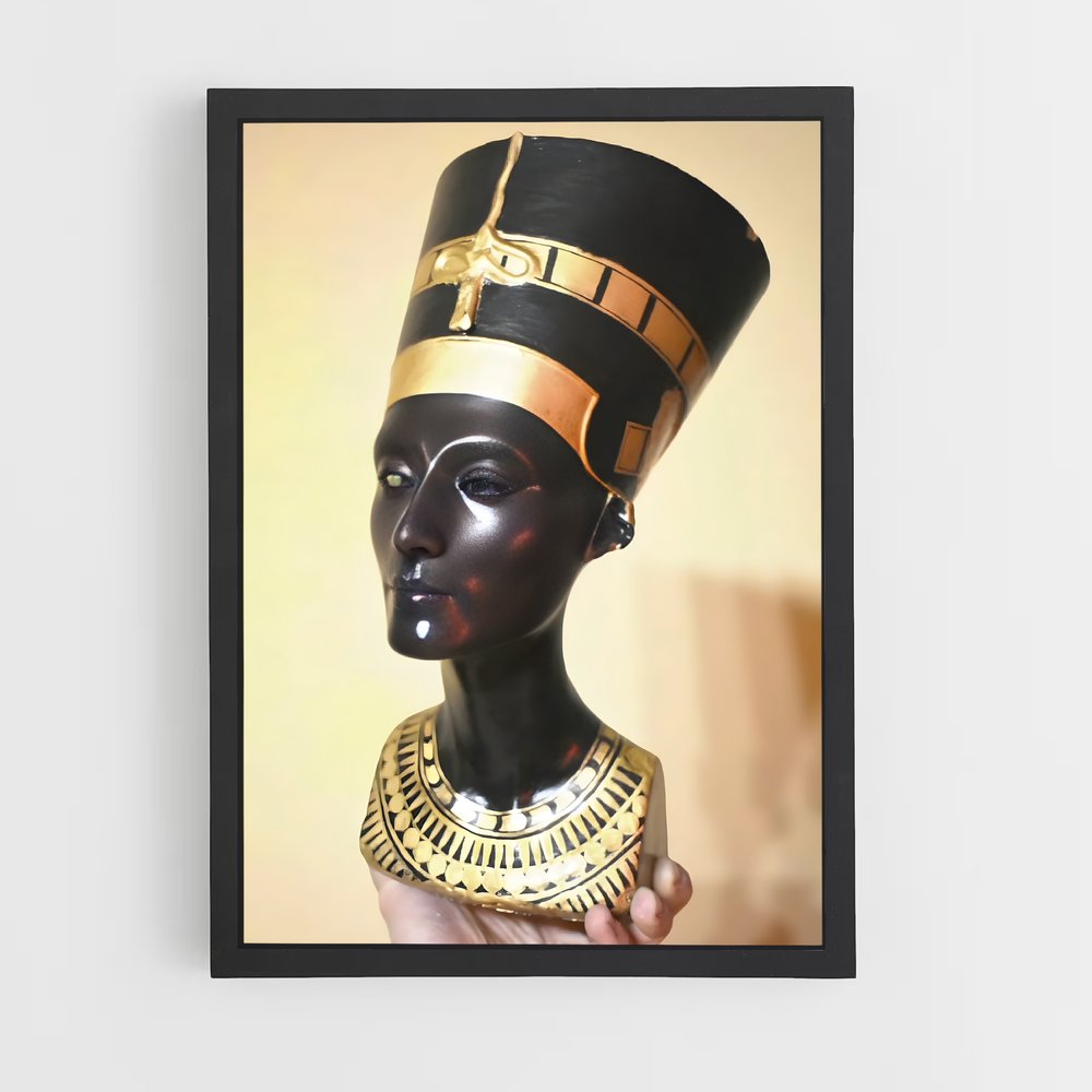 ap-bust of nefertiti-6 cadre Noir