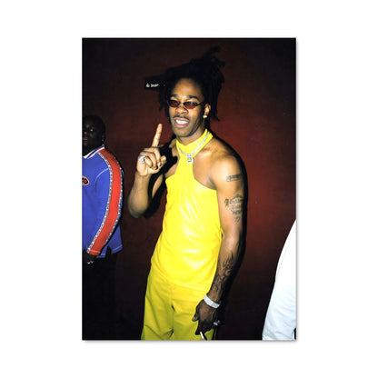 Poster Busta in Yellow