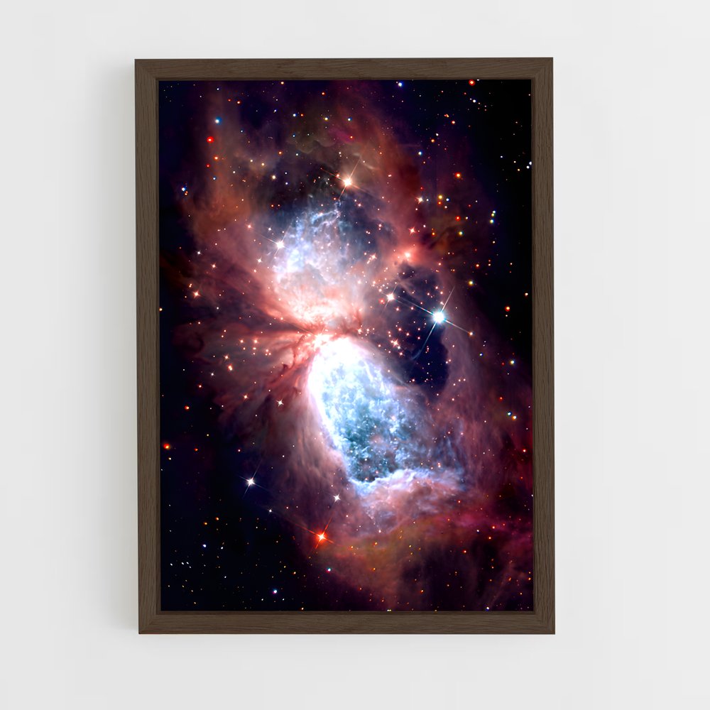 ap-butterfly nebula-6 cadre Bois foncé