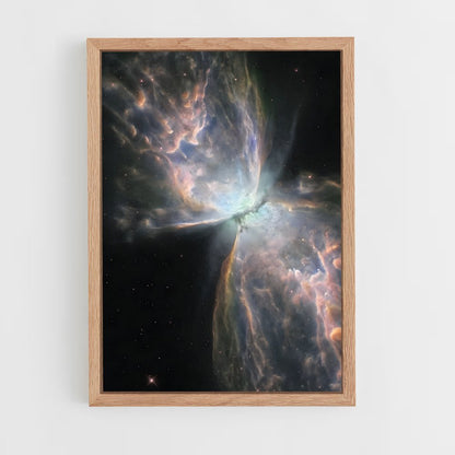 ap-butterfly nebula-8 cadre Bois clair