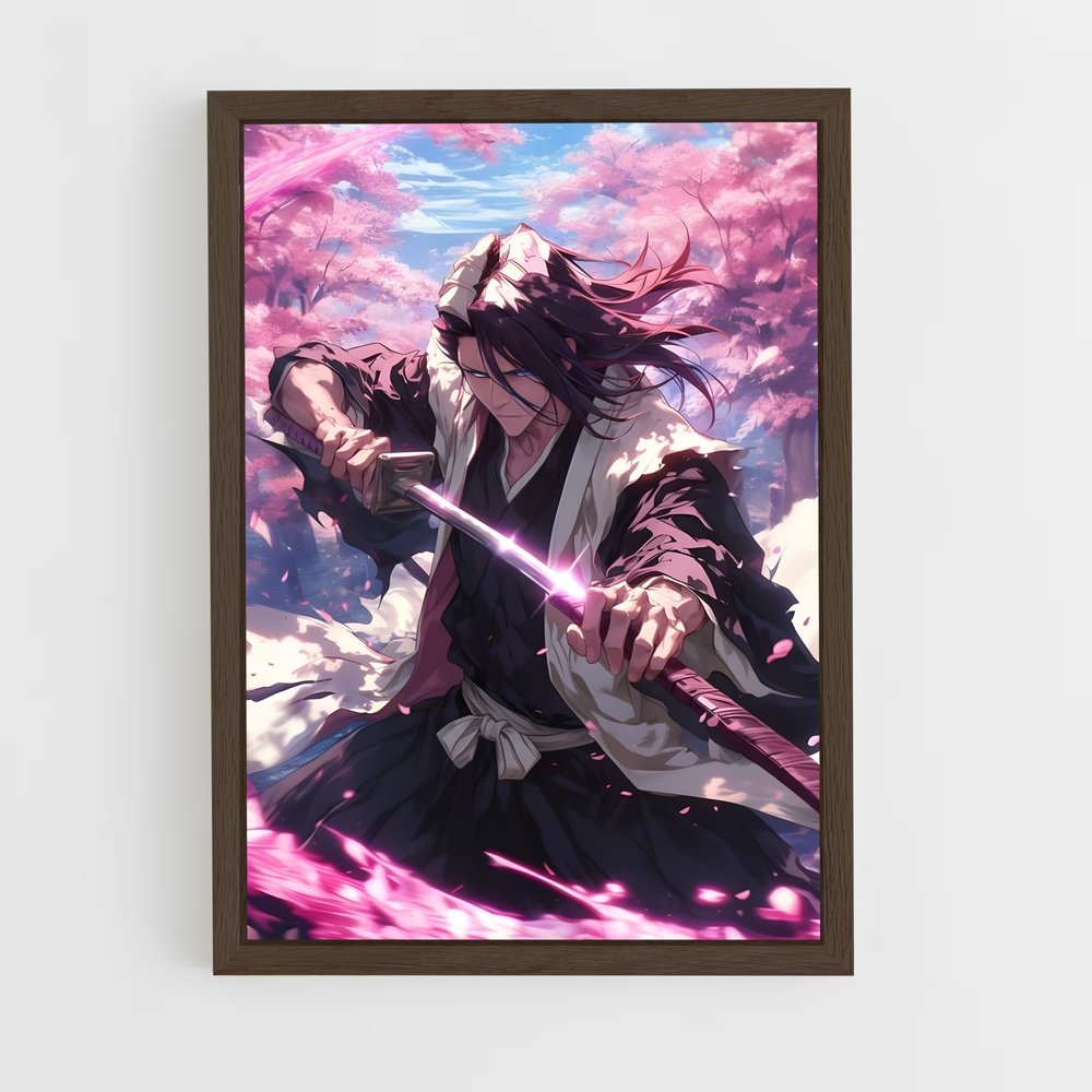 ap-byakuya kuchiki-2 cadre Bois foncé