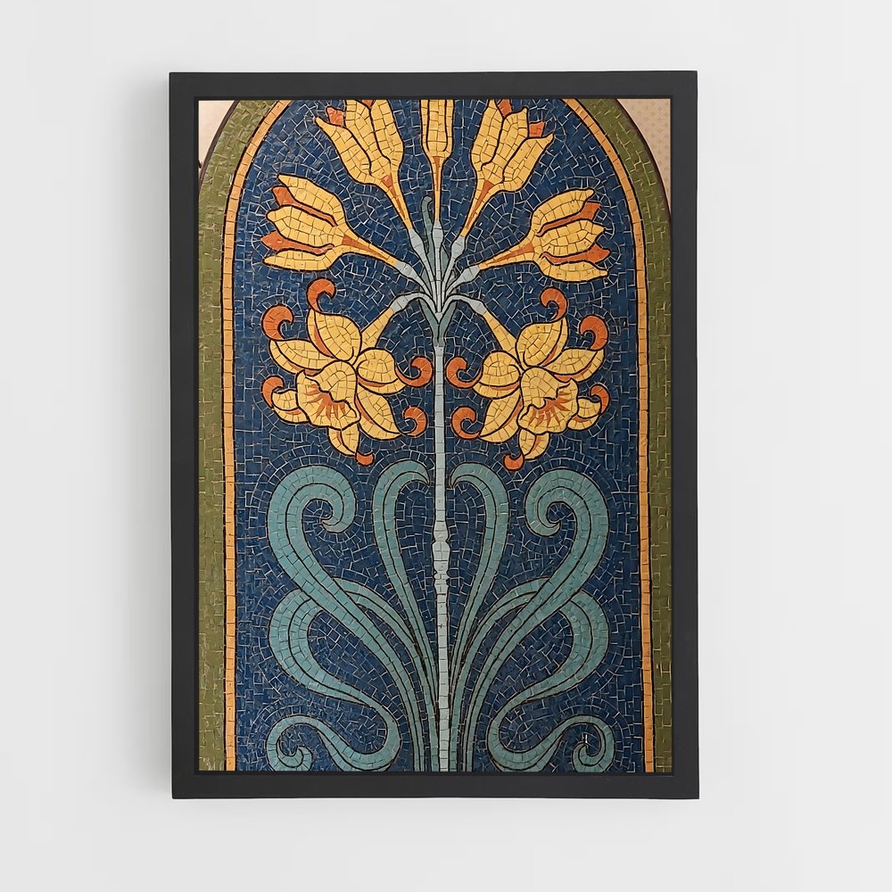 ap-byzantine mosaic-3 cadre Noir