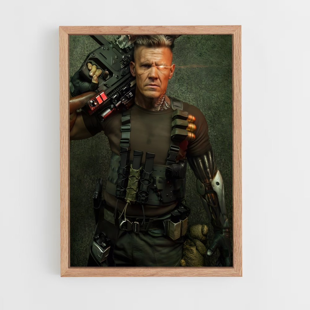 ap-cable deadpool-1 cadre Bois clair