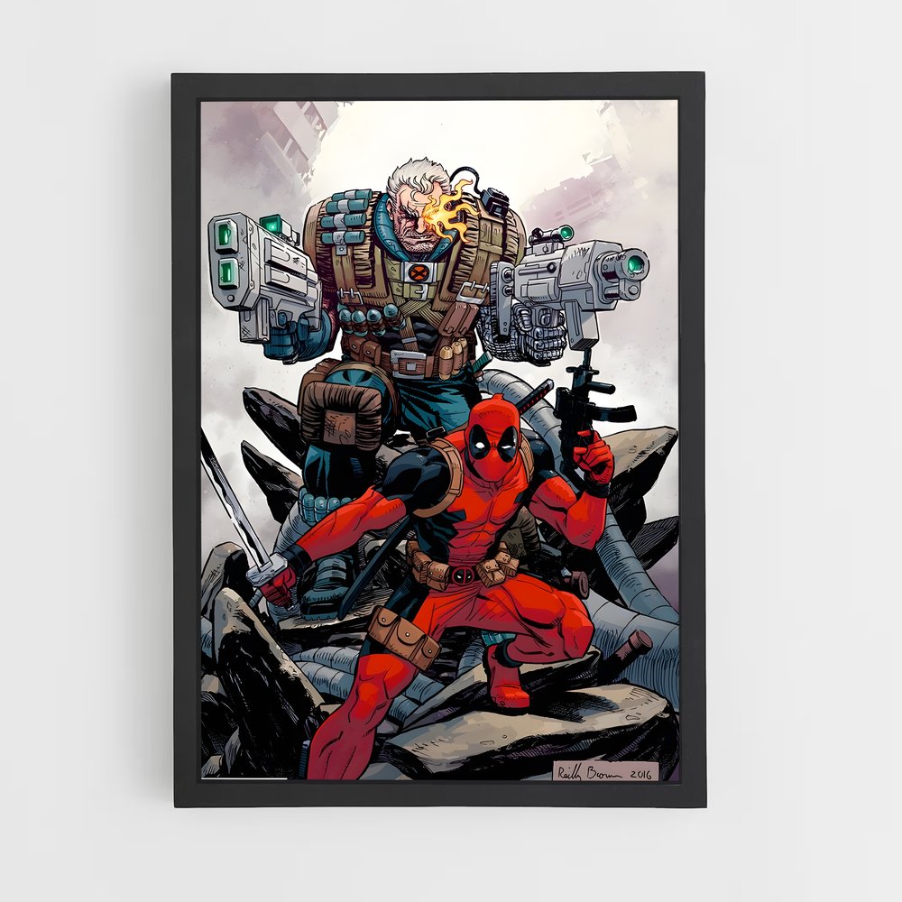 ap-cable deadpool-3 cadre Noir