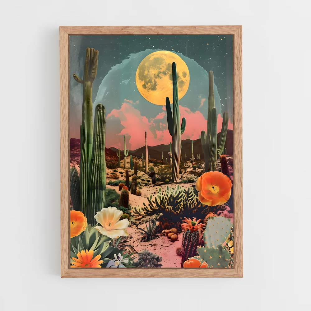 ap-cactus desert-7 cadre Bois clair