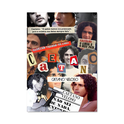 Poster Caetano en Couleurs