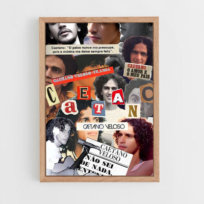 ap-caetano veloso-5 cadre Bois clair