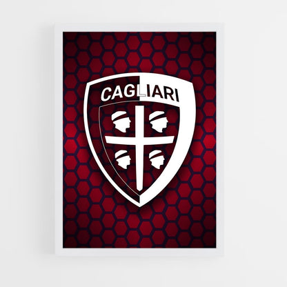 ap-cagliari calcio-14 cadre Blanc