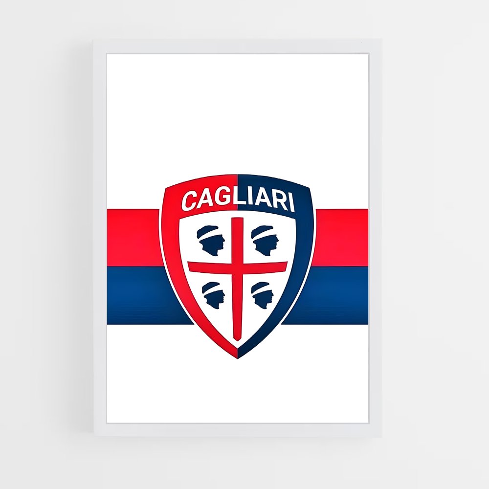 ap-cagliari calcio-2 cadre Blanc