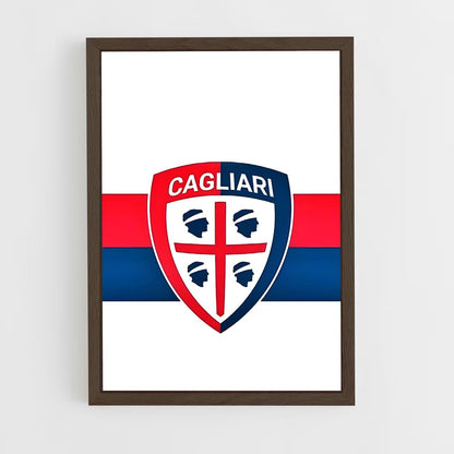 ap-cagliari calcio-2 cadre Bois foncé