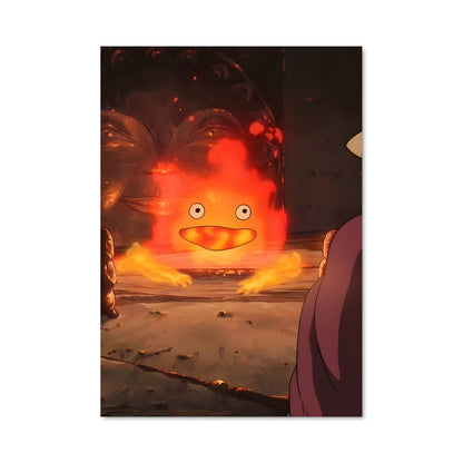 Poster Dans la Chaleur des Flammes