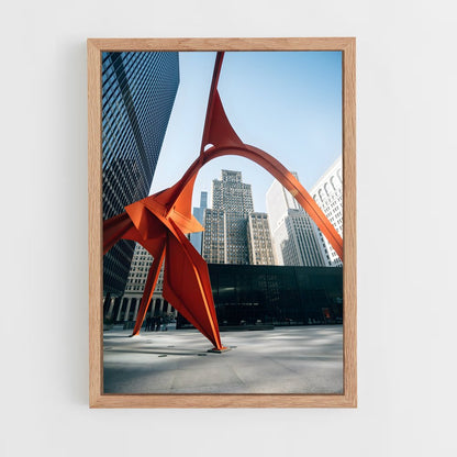 ap-calder flamingo-3 cadre Bois clair