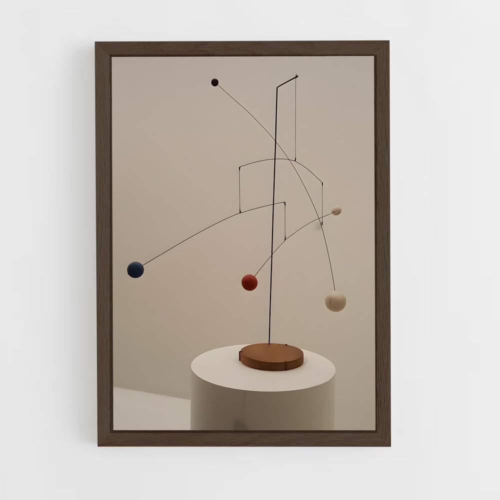 ap-calder mobiles-2 cadre Bois foncé