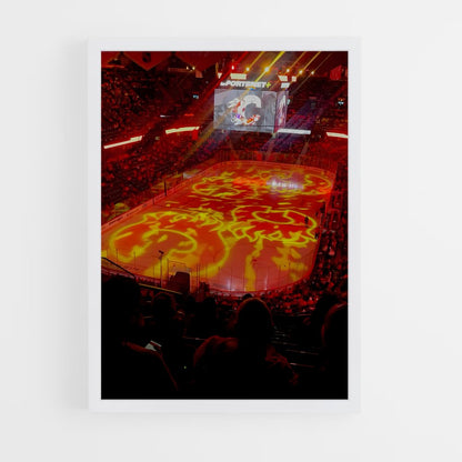 ap-calgary flames-11 cadre Blanc