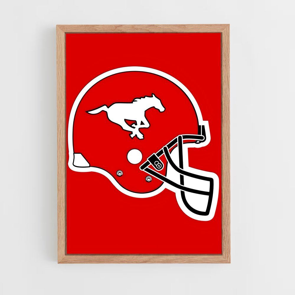 ap-calgary stampeders-3 cadre Bois clair