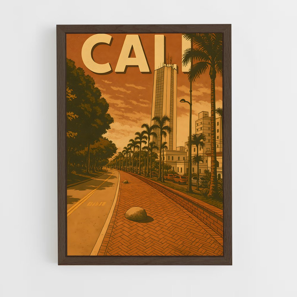 ap-cali cartel-2 cadre Bois foncé