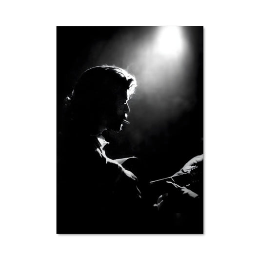Poster Guitariste Élégant