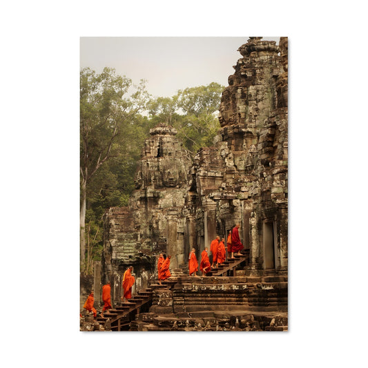 Poster Moines d'Angkor