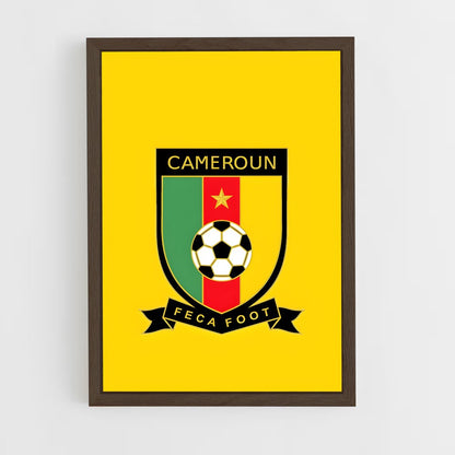 ap-cameroon national football team-5 cadre Bois foncé