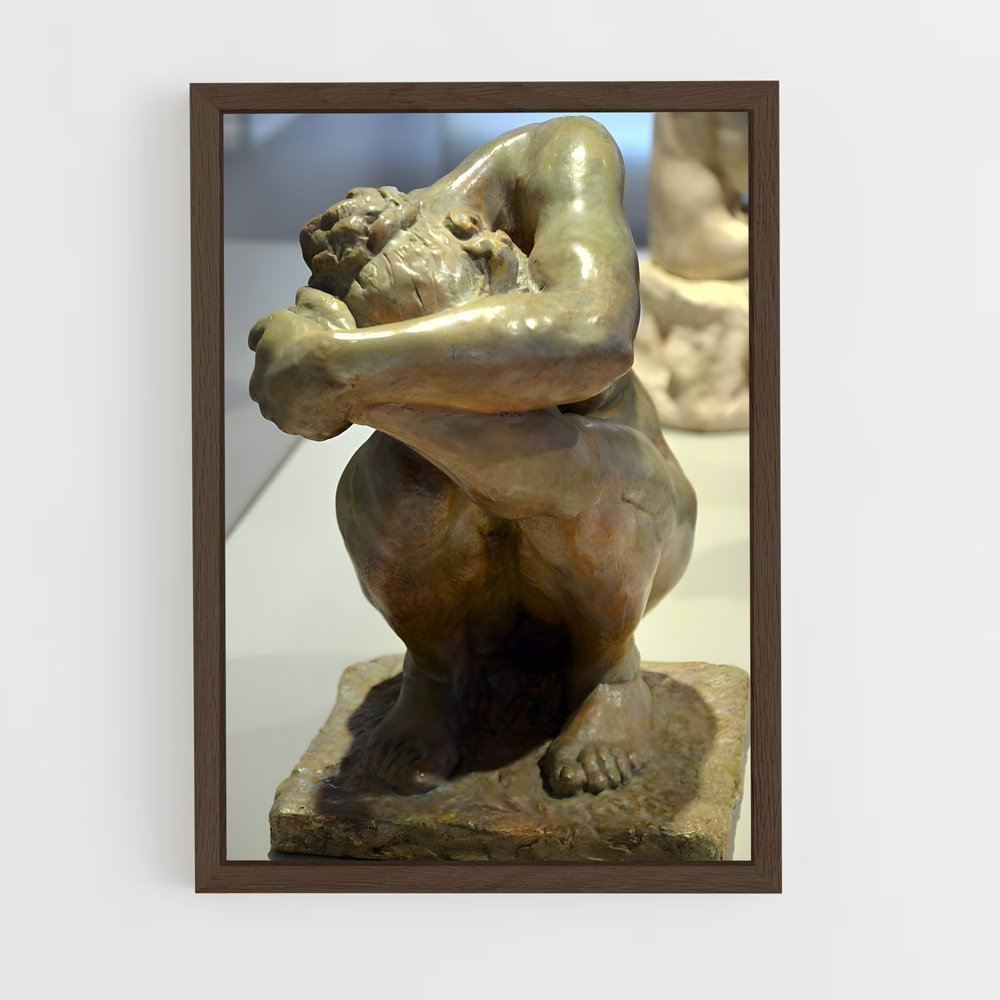 ap-camille claudel sculptures-3 cadre Bois foncé