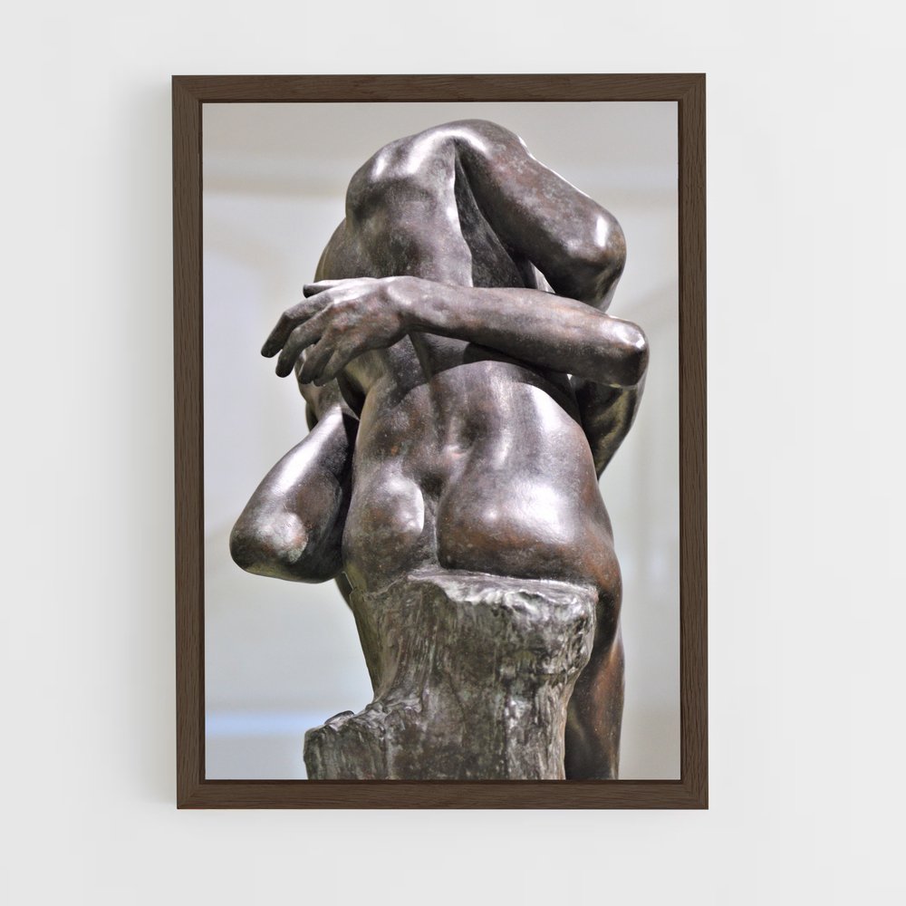 ap-camille claudel sculptures-5 cadre Bois foncé