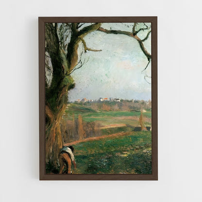 ap-camille pissarro-5 cadre Bois foncé