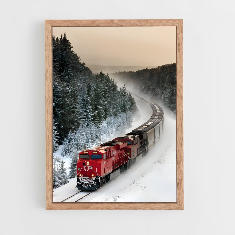 ap-canadian pacific-2 cadre Bois clair