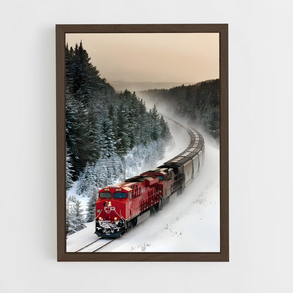ap-canadian pacific-2 cadre Bois foncé