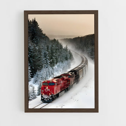 ap-canadian pacific-2 cadre Bois foncé