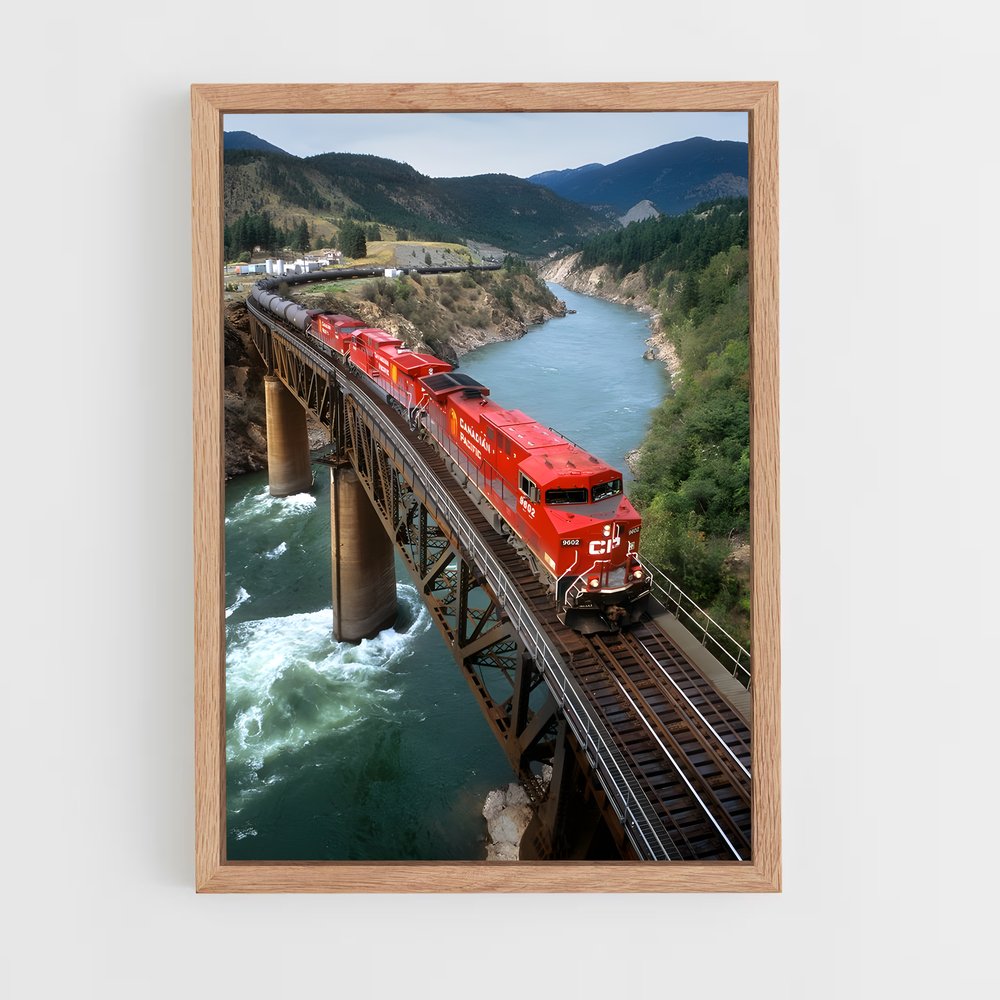 ap-canadian pacific-4 cadre Bois clair