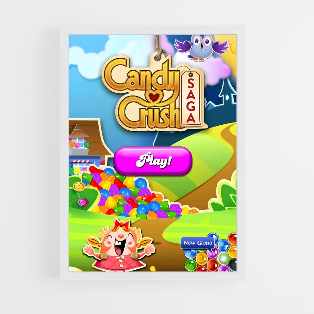 ap-candy crush-4 cadre Blanc