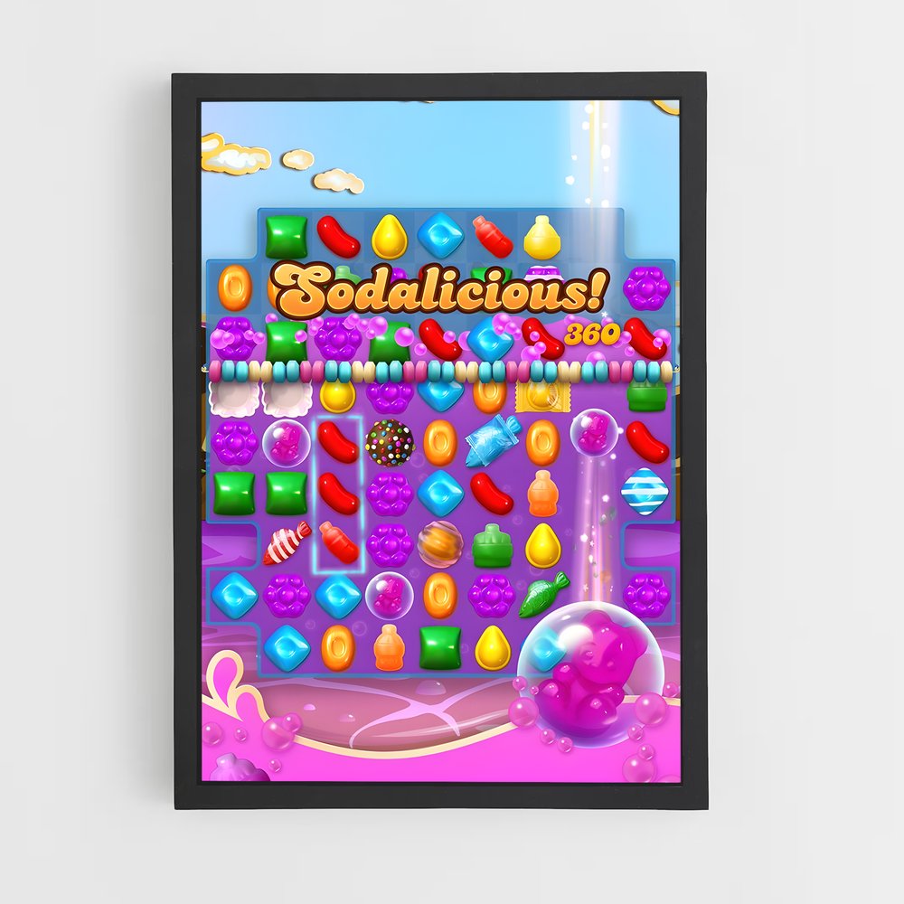 ap-candy crush-7 cadre Noir