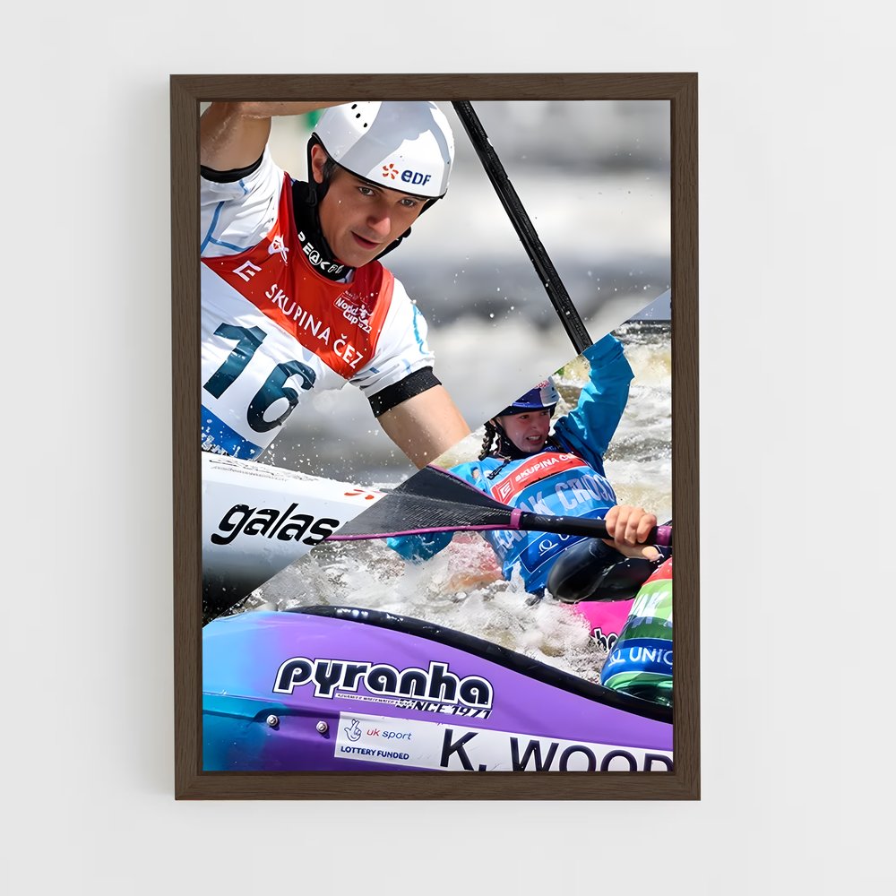 ap-canoe slalom world championships-2 cadre Bois foncé