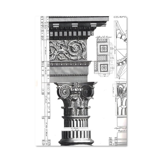 Poster Colonne Élégante