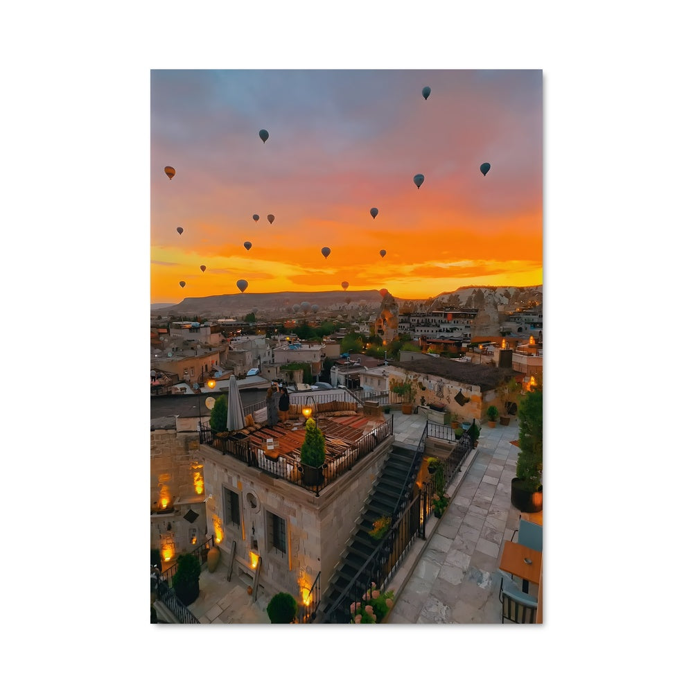 Poster Évasion en Montgolfière