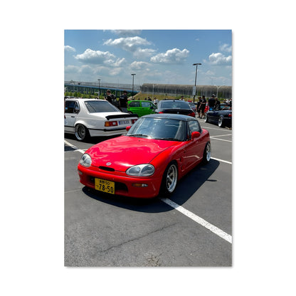 Poster Cruising Red