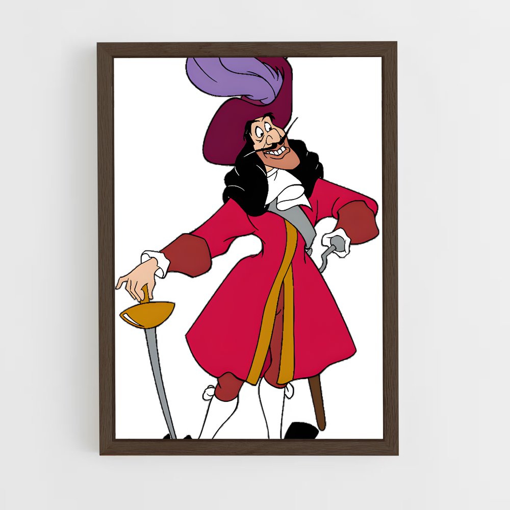 ap-captain hook-3 cadre Bois foncé