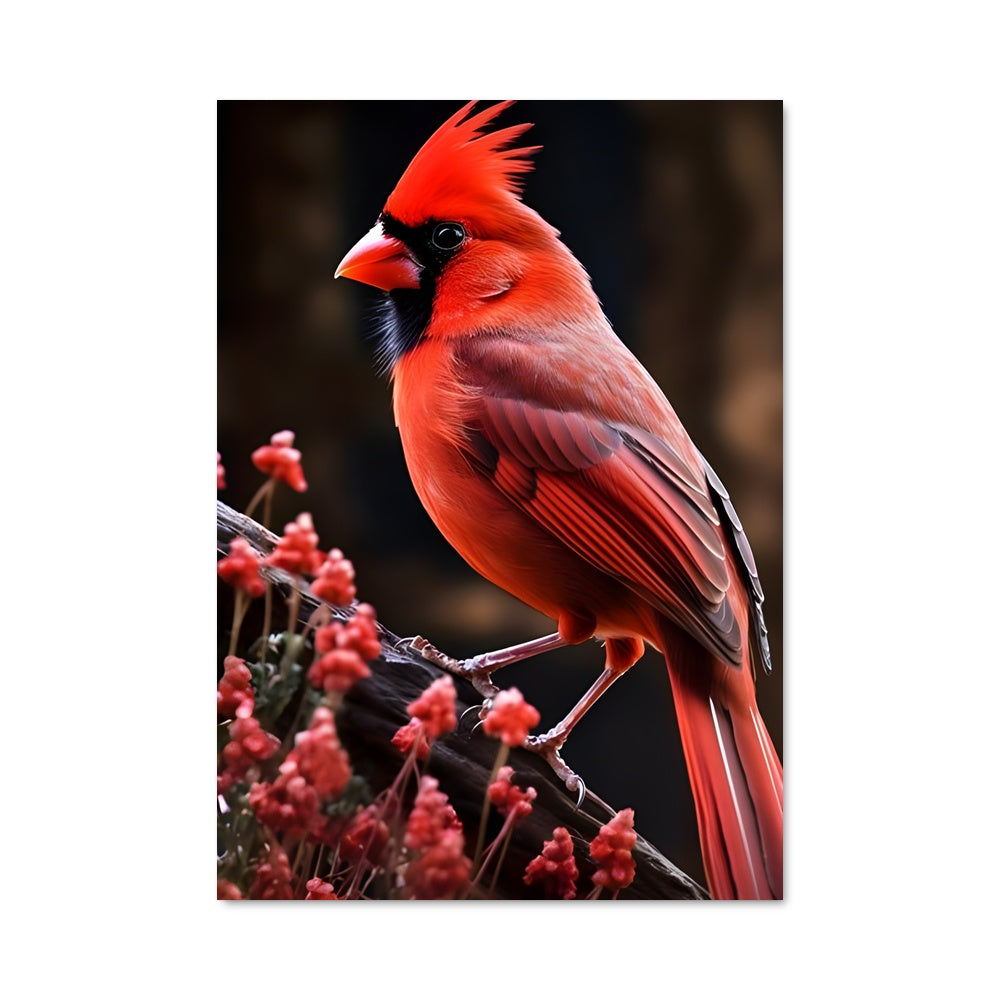 Poster Cardinal en Fleur