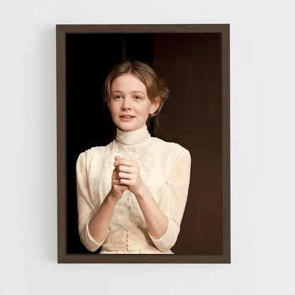 ap-carey mulligan-1 cadre Bois foncé