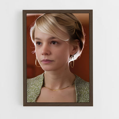 ap-carey mulligan-5 cadre Bois foncé