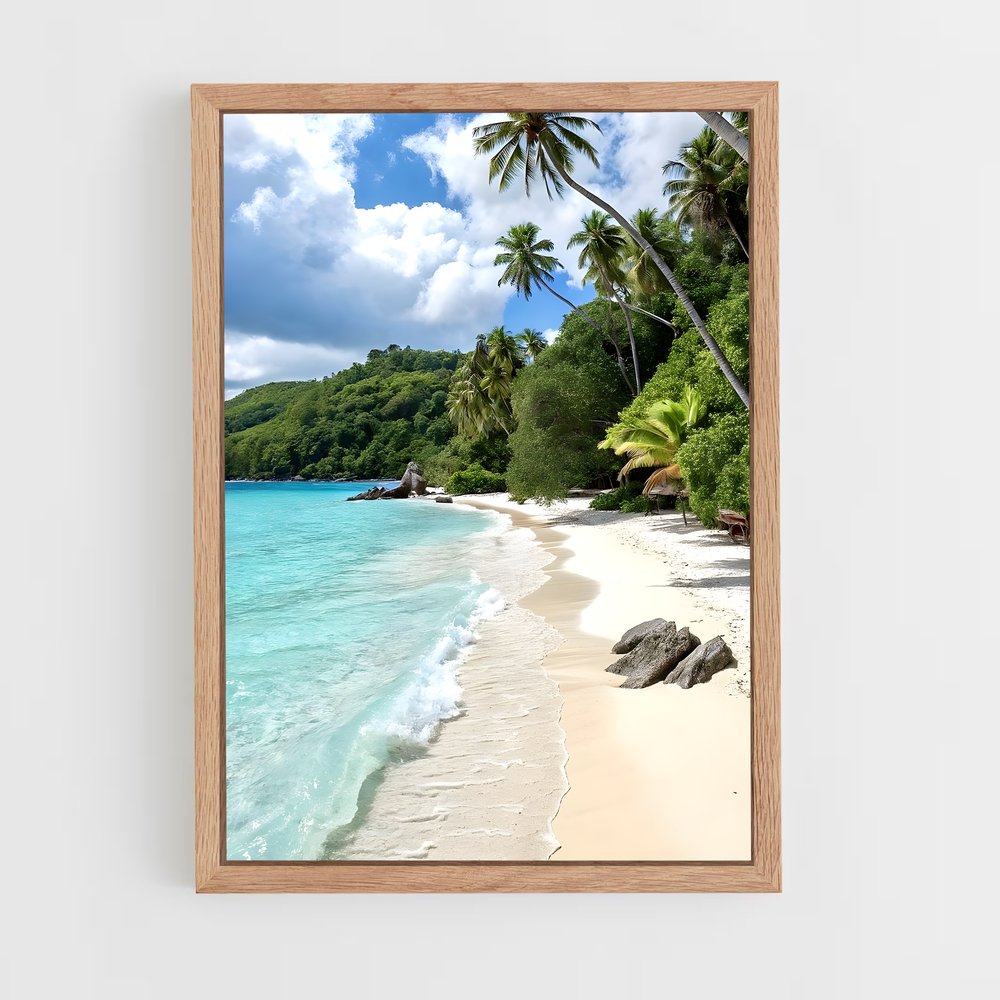 ap-caribbean-10 cadre Bois clair