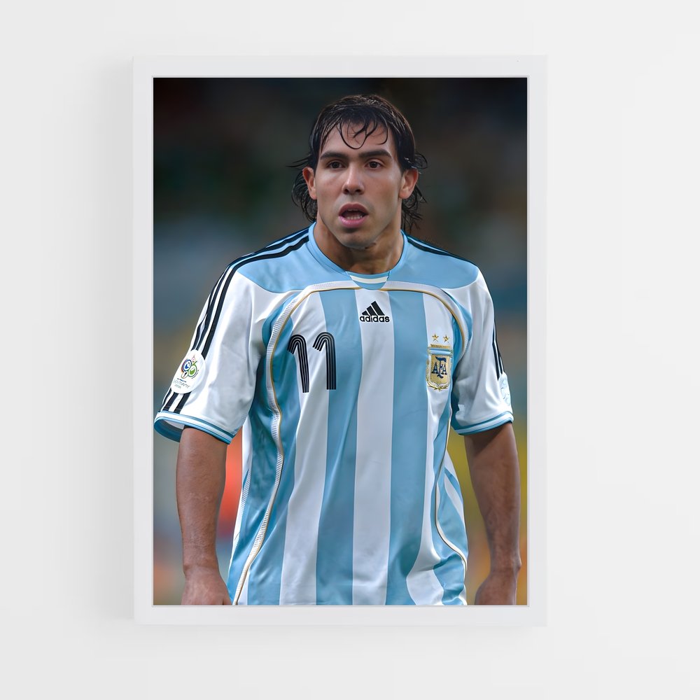 ap-carlos tevez-1 cadre Blanc