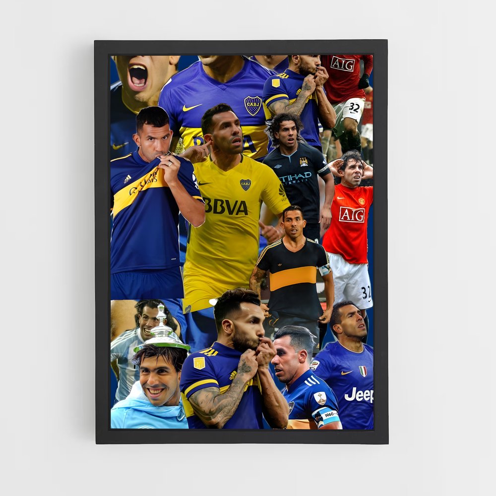 ap-carlos tevez-10 cadre Noir