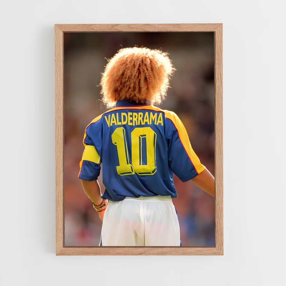 ap-carlos valderrama-1 cadre Bois clair