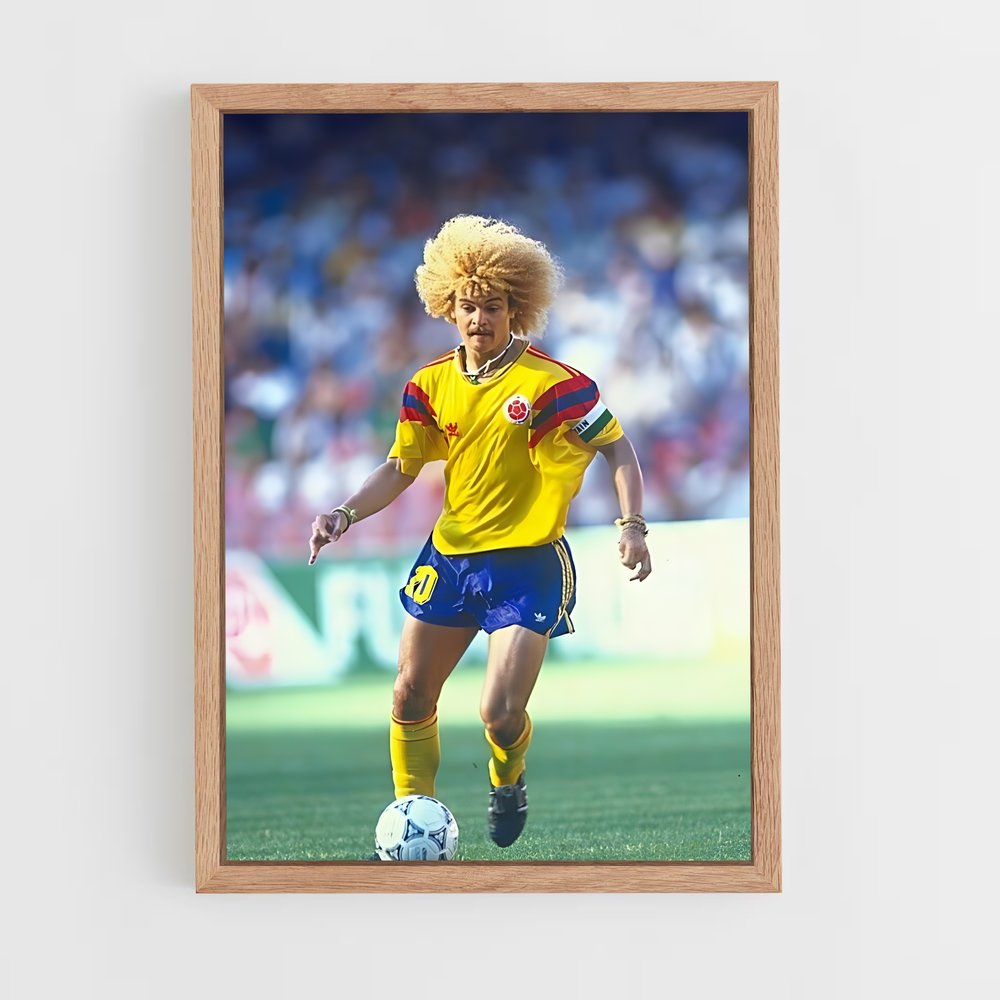 ap-carlos valderrama-2 cadre Bois clair