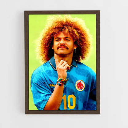ap-carlos valderrama-4 cadre Bois foncé