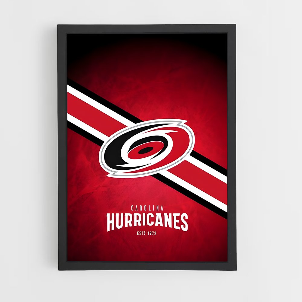 ap-carolina hurricanes-8 cadre Noir