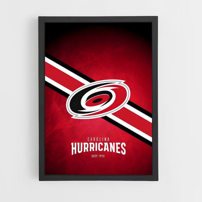ap-carolina hurricanes-8 cadre Noir