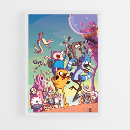 ap-cartoon network-1 cadre Blanc