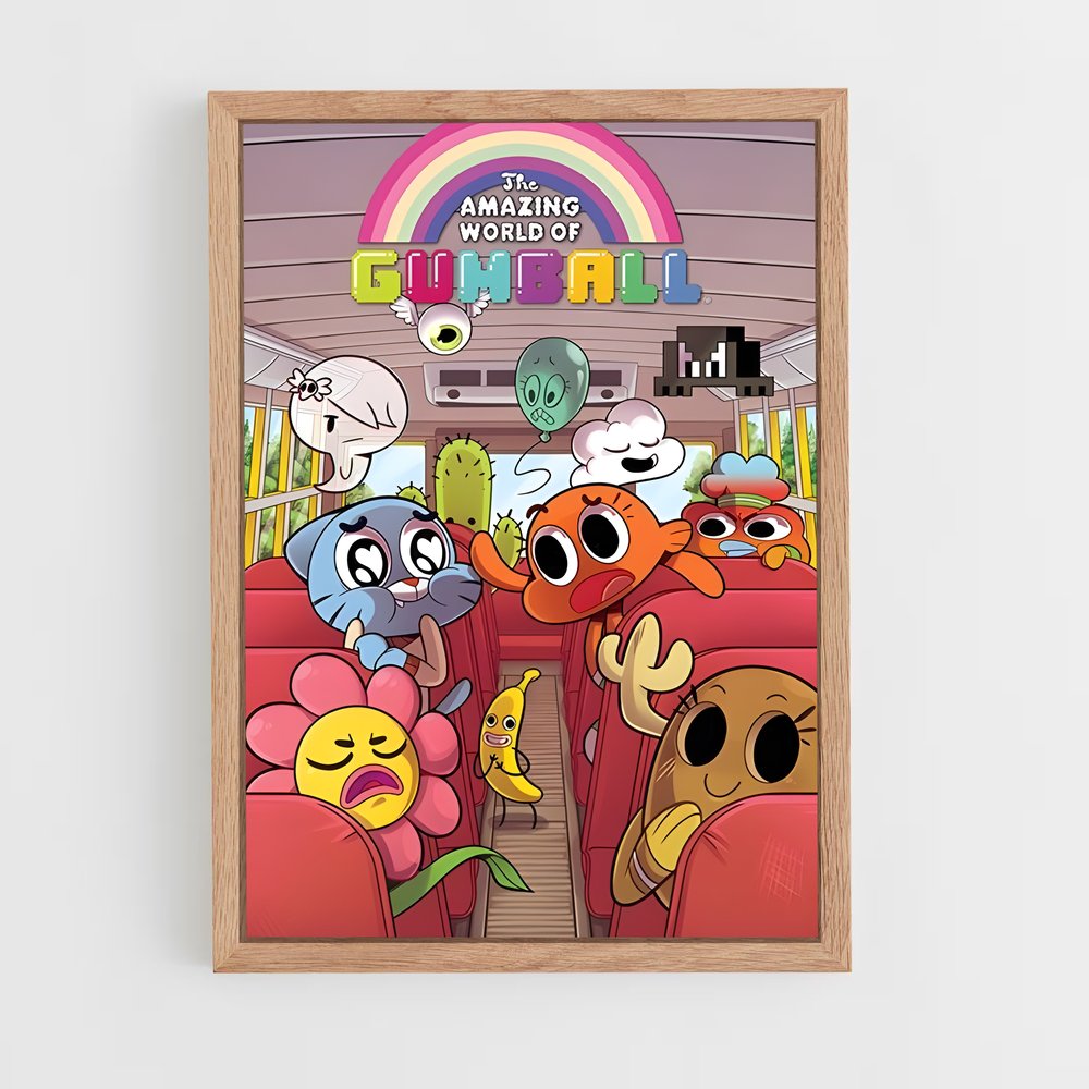 ap-cartoon network-12 cadre Bois clair